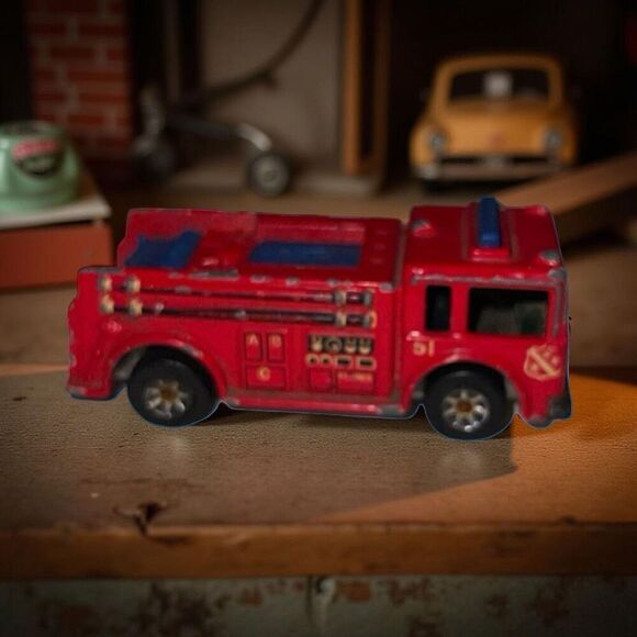 Vintage 1976 Fire Eater Fire Truck Hot Wheels Mattel Die Cast Truck 1:64 - Picture 7 of 7